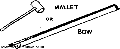 mallet & bow